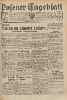 Posener Tageblatt. Jg.71, Nr. 82 (10 April 1932) + dod.