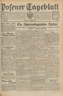 Posener Tageblatt. Jg.71, Nr. 86 (15 April 1932) + dod.