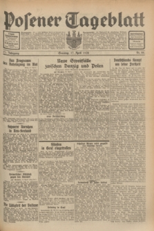 Posener Tageblatt. Jg.71, Nr. 88 (17 April 1932) + dod.