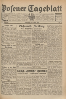 Posener Tageblatt. Jg.71, Nr. 91 (21 April 1932) + dod.