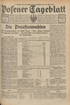 Posener Tageblatt. Jg.71, Nr. 95 (26 April 1932) + dod. (po konfiskacie nakład drugi)