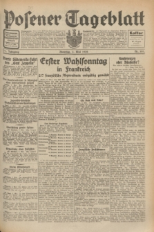 Posener Tageblatt. Jg.71, Nr. 101 (3 Mai 1932) + dod.
