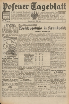 Posener Tageblatt. Jg.71, Nr. 105 (10 Mai 1932) + dod.