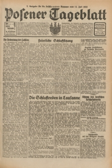 Posener Tageblatt. Jg.71, Nr. 156 (12 Juli 1932) + dod. (po konfiskacie nakład drugi)
