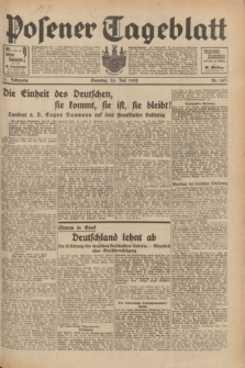 Posener Tageblatt. Jg.71, Nr. 167 (24 Juli 1932) + dod.