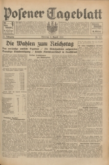 Posener Tageblatt. Jg.71, Nr. 174 (2 August 1932) + dod.