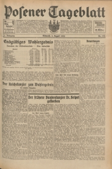 Posener Tageblatt. Jg.71, Nr. 175 (3 August 1932) + dod.