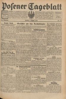 Posener Tageblatt. Jg.71, Nr. 177 (5 August 1932) + dod.