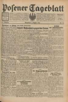 Posener Tageblatt. Jg.71, Nr. 178 (6 August 1932) + dod.