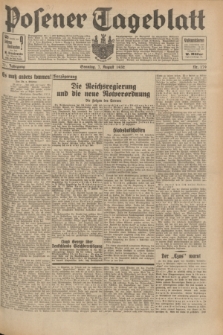 Posener Tageblatt. Jg.71, Nr. 179 (7 August 1932) + dod.