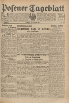 Posener Tageblatt. Jg.71, Nr. 185 (14 August 1932) + dod.