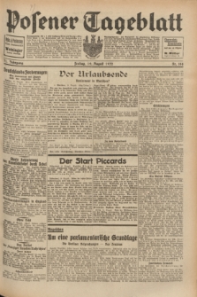 Posener Tageblatt. Jg.71, Nr. 188 (19 August 1932) + dod.
