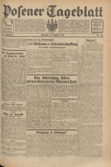 Posener Tageblatt. Jg.71, Nr. 190 (21 August 1932) + dod.