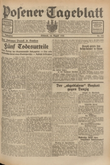 Posener Tageblatt. Jg.71, Nr. 192 (24 August 1932) + dod.