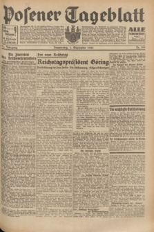 Posener Tageblatt. Jg.71, Nr. 199 (1 September 1932) + dod.