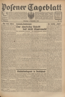 Posener Tageblatt. Jg.71, Nr. 202 (4 September 1932) + dod.