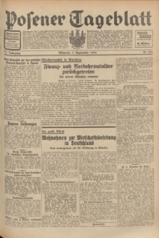Posener Tageblatt. Jg.71, Nr. 204 (7 September 1932) + dod.