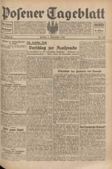 Posener Tageblatt. Jg.71, Nr. 206 (9 September 1932) + dod.