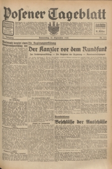 Posener Tageblatt. Jg.71, Nr. 211 (15 September 1932) + dod.
