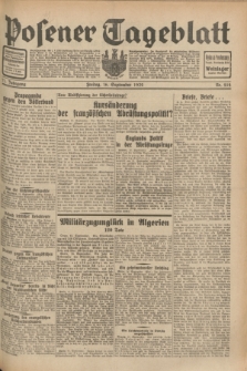 Posener Tageblatt. Jg.71, Nr. 212 (16 September 1932) + dod.