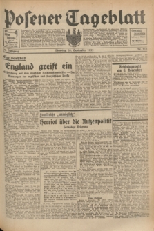 Posener Tageblatt. Jg.71, Nr. 215 (20 September 1932) + dod.