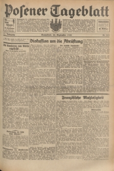 Posener Tageblatt. Jg.71, Nr. 219 (24 September 1932) + dod.