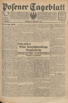 Posener Tageblatt. Jg.71, Nr. 221 (27 September 1932) + dod.