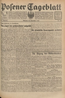 Posener Tageblatt. Jg.71, Nr. 222 (28 September 1932) + dod.