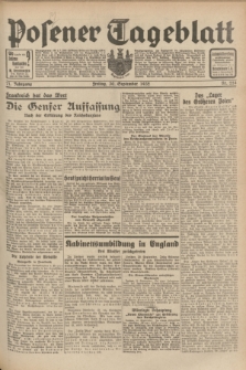 Posener Tageblatt. Jg.71, Nr. 224 (30 September 1932) + dod.