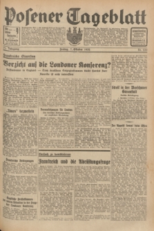 Posener Tageblatt. Jg.71, Nr. 230 (7 Oktober 1932) + dod.