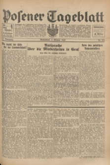 Posener Tageblatt. Jg.71, Nr. 231 (8 Oktober 1932) + dod.