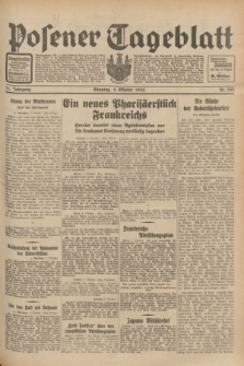 Posener Tageblatt. Jg.71, Nr. 232 (9 Oktober 1932) + dod.