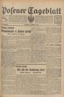 Posener Tageblatt. Jg.71, Nr. 239 (18 Oktober 1932) + dod.