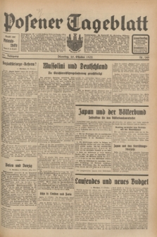 Posener Tageblatt. Jg.71, Nr. 245 (25 Oktober 1932) + dod.