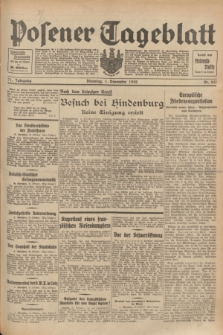 Posener Tageblatt. Jg.71, Nr. 251 (1 November 1932) + dod.