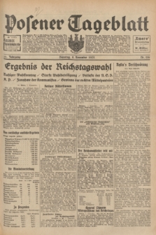 Posener Tageblatt. Jg.71, Nr. 256 (8 November 1932) + dod.