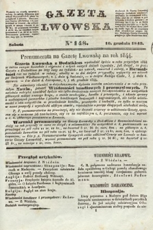 Gazeta Lwowska. 1843, nr 148