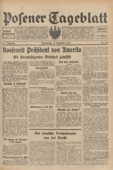 Posener Tageblatt. Jg.71, Nr. 258 (10 November 1932) + dod.