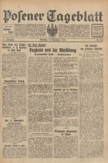 Posener Tageblatt. Jg.71, Nr. 261 (13 November 1932) + dod.