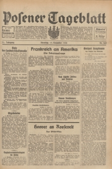 Posener Tageblatt. Jg.71, Nr. 262 (15 November 1932) + dod.