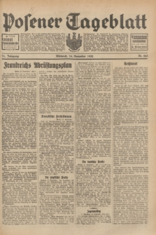 Posener Tageblatt. Jg.71, Nr. 263 (16 November 1932) + dod.