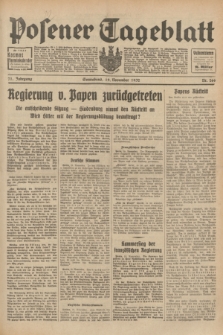 Posener Tageblatt. Jg.71, Nr. 266 (19 November 1932) + dod.