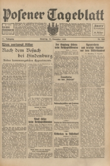 Posener Tageblatt. Jg.71, Nr. 268 (22 November 1932) + dod.