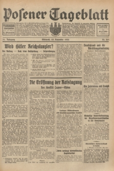 Posener Tageblatt. Jg.71, Nr. 269 (23 November 1932) + dod.