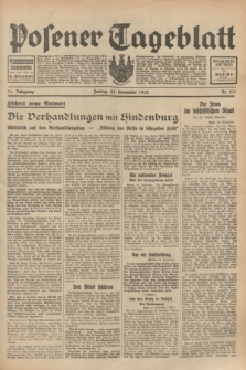 Posener Tageblatt. Jg.71, Nr. 271 (25 November 1932) + dod.