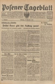 Posener Tageblatt. Jg.71, Nr. 273 (27 November 1932) + dod.