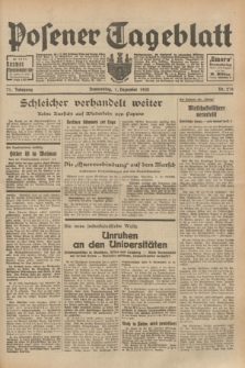 Posener Tageblatt. Jg.71, Nr. 276 (1 Dezember 1932) + dod.