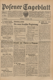 Posener Tageblatt. Jg.71, Nr. 280 (6 Dezember 1932) + dod.
