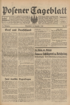 Posener Tageblatt. Jg.71, Nr. 283 (10 Dezember 1932) + dod.