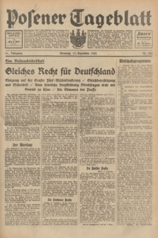 Posener Tageblatt. Jg.71, Nr. 285 (13 Dezember 1932) + dod.